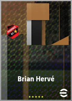Brian Hervé eFootball 2026 player card, 61 OVR CMF