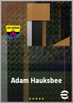 Adam Hauksbee eFootball 2026 player card, 65 OVR LB