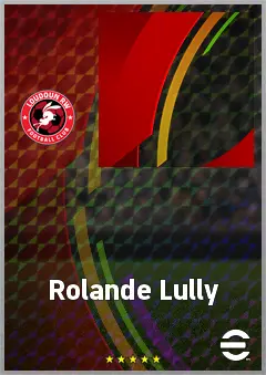 Rolande Lully eFootball 2026 player card, 70 OVR RMF