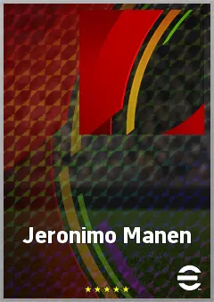 Jeronimo Manen eFootball 2026 player card, 70 OVR DMF