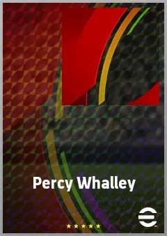 Percy Whalley eFootball 2026 player card, 64 OVR DMF