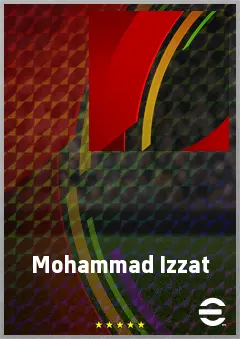 Mohammad Izzat eFootball 2026 player card, 60 OVR CMF