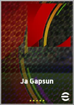 Ja Gapsun eFootball 2026 player card, 62 OVR CMF