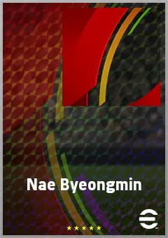 Nae Byeongmin eFootball 2026 player card, 63 OVR CF