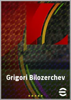 Grigori Bilozerchev eFootball 2026 player card, 70 OVR CF