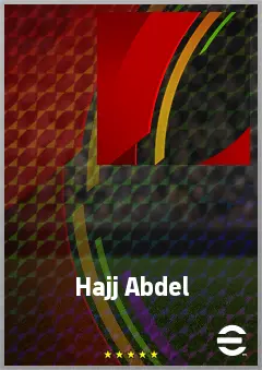 Hajj Abdel eFootball 2026 player card, 62 OVR CB