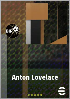 Anton Lovelace eFootball 2026 player card, 68 OVR LWF