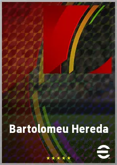 Bartolomeu Hereda eFootball 2026 player card, 55 OVR LWF
