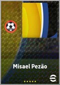 Misael Pezão eFootball 2026 player card, 60 OVR DMF