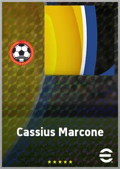 Cassius Marcone eFootball 2026 player card, 57 OVR RMF