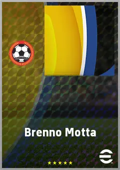 Brenno Motta eFootball 2026 player card, 55 OVR LWF