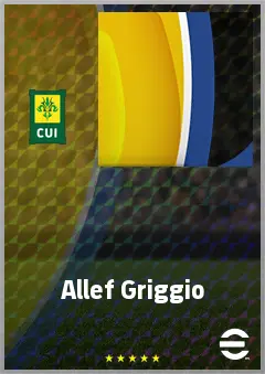 Allef Griggio eFootball 2026 player card, 56 OVR RB