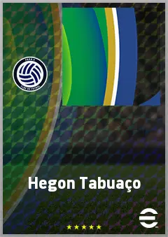 Hegon Tabuaço eFootball 2026 player card, 54 OVR SS
