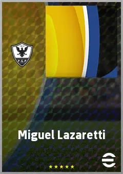 Miguel Lazaretti eFootball 2026 player card, 56 OVR RB