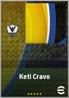 Keti Cravo eFootball 2026 player card, 56 OVR RB
