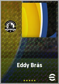 Eddy Brás eFootball 2026 player card, 57 OVR RMF