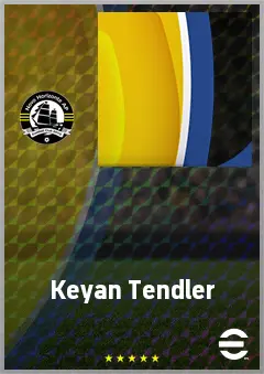 Keyan Tendler eFootball 2026 player card, 60 OVR DMF