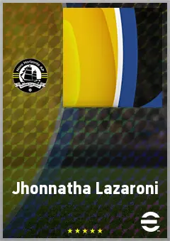 Jhonnatha Lazaroni eFootball 2026 player card, 54 OVR SS