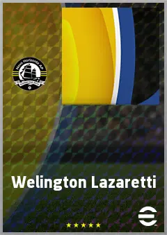 Welington Lazaretti eFootball 2026 player card, 55 OVR CF