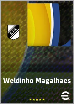 Weldinho Magalhaes eFootball 2026 player card, 57 OVR RMF
