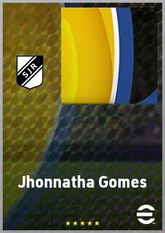 Jhonnatha Gomes eFootball 2026 player card, 55 OVR CF