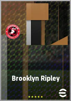 Brooklyn Ripley eFootball 2026 player card, 65 OVR CB