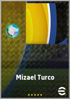 Mizael Turco eFootball 2026 player card, 55 OVR LB