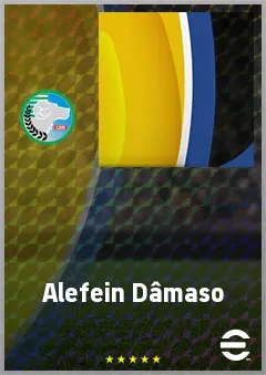 Alefein Dâmaso eFootball 2026 player card, 55 OVR LWF