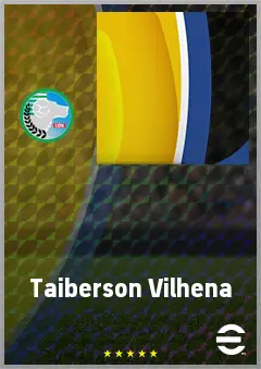 Taiberson Vilhena eFootball 2026 player card, 54 OVR SS
