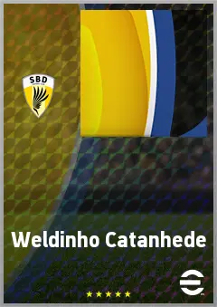 Weldinho Catanhede eFootball 2026 player card, 55 OVR GK