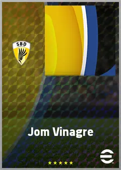 Jom Vinagre eFootball 2026 player card, 54 OVR SS