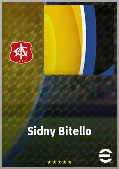 Sidny Bitello eFootball 2026 player card, 60 OVR DMF