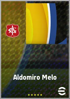 Aldomiro Melo eFootball 2026 player card, 57 OVR LMF
