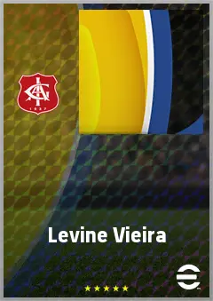 Levine Vieira eFootball 2026 player card, 57 OVR AMF