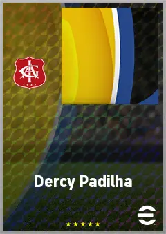 Dercy Padilha eFootball 2026 player card, 57 OVR LMF