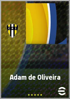 Adam de Oliveira eFootball 2026 player card, 56 OVR RB