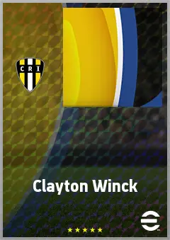 Clayton Winck eFootball 2026 player card, 55 OVR LB