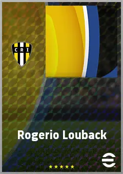 Rogerio Louback eFootball 2026 player card, 57 OVR LMF