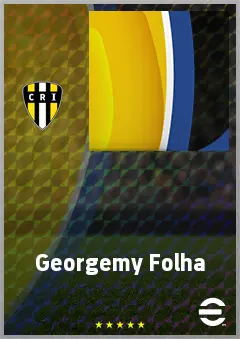Georgemy Folha eFootball 2026 player card, 54 OVR GK