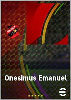 Onesimus Emanuel eFootball 2026 player card, 60 OVR CMF