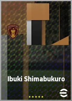 Shimabukuro Ibuki eFootball 2026 player card, 67 OVR LB