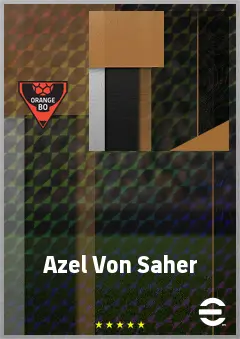 Azel Von Saher eFootball 2026 player card, 60 OVR CMF