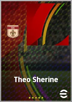 Theo Sherine eFootball 2026 player card, 60 OVR RB