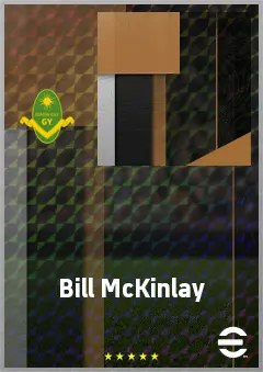 Bill McKinlay eFootball 2026 player card, 60 OVR CF