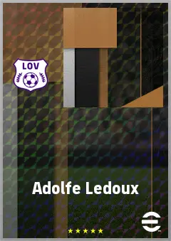 Adolfe Ledoux eFootball 2026 player card, 64 OVR DMF