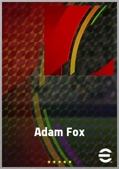 Adam Fox eFootball 2026 player card, 63 OVR CF
