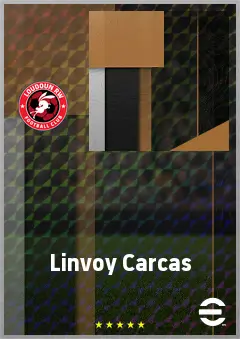Linvoy Carcas eFootball 2026 player card, 65 OVR CB