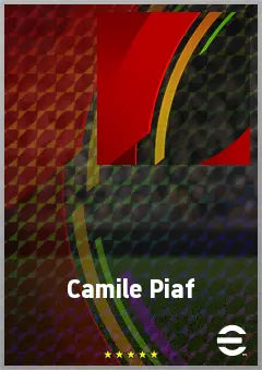 Camile Piaf eFootball 2026 player card, 62 OVR CF