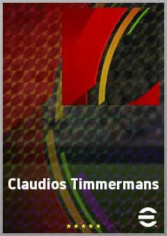 Claudios Timmermans eFootball 2026 player card, 63 OVR GK