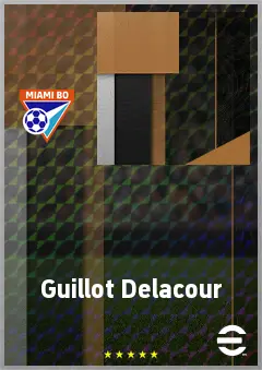 Guillot Delacour eFootball 2026 player card, 69 OVR DMF